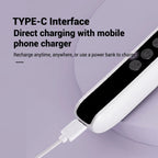 USB-C charging cable connector plugged into a charger device. 